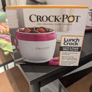 Crock-Pot Lunch Crock Portable Food Warmer - Pink and White